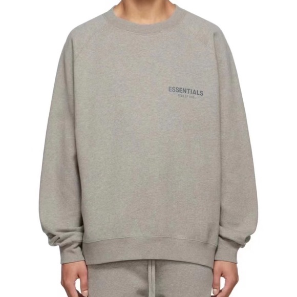 ESSENTIALS Gray Pullover Sweatshirt - Picture 2 of 2
